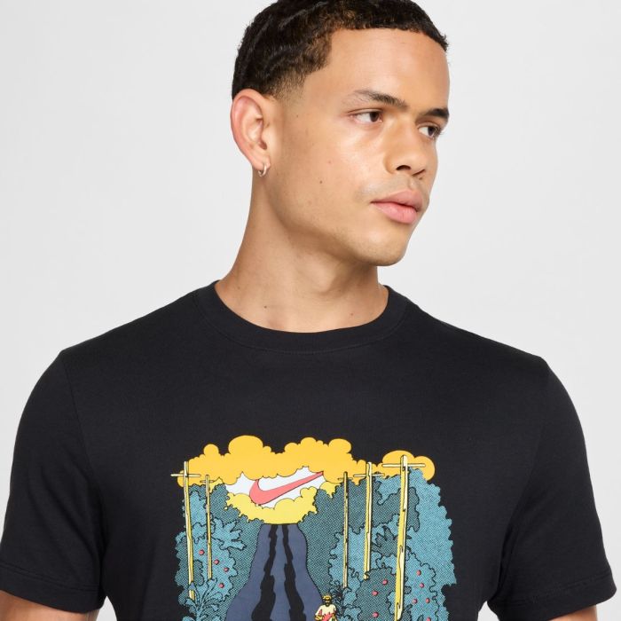 Nike Herre T-shirts Run IYKYK SS Tee Sort
