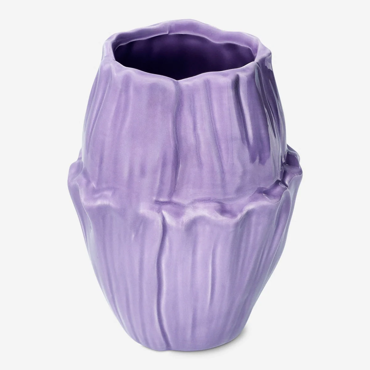 Lilla blomstervase - 15 cm