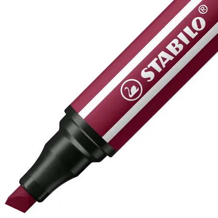 Premium-Filzstift mit dicker Keilspitze - STABILO Pen 68 MAX - Einzelstift - purpur