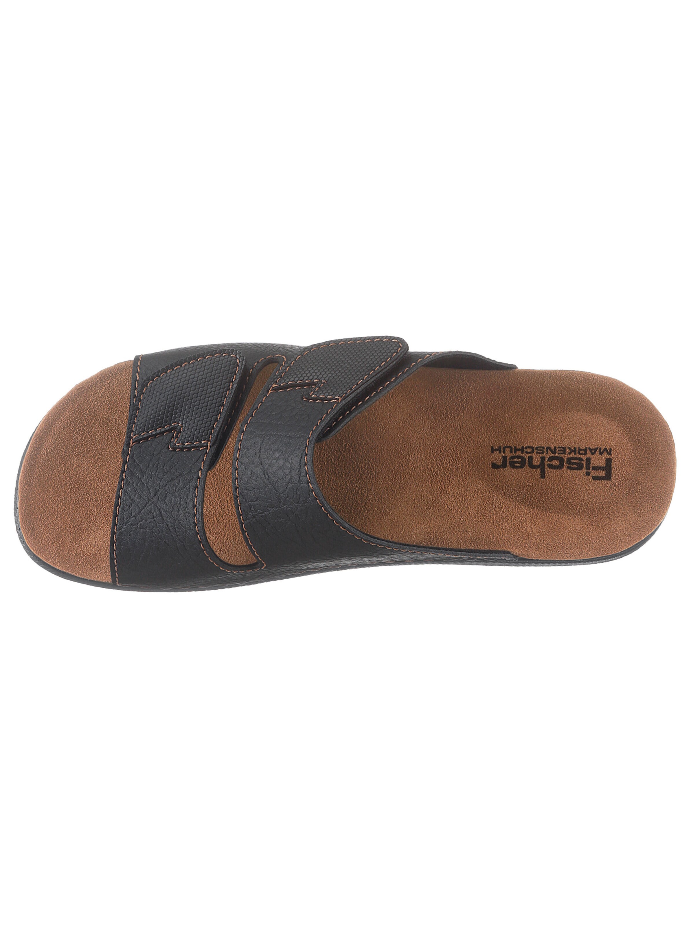 Fischer Pantolette in schwarz