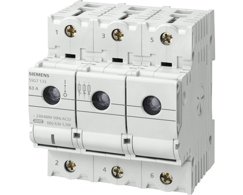 Siemens 3x63A zekeringlastscheiders