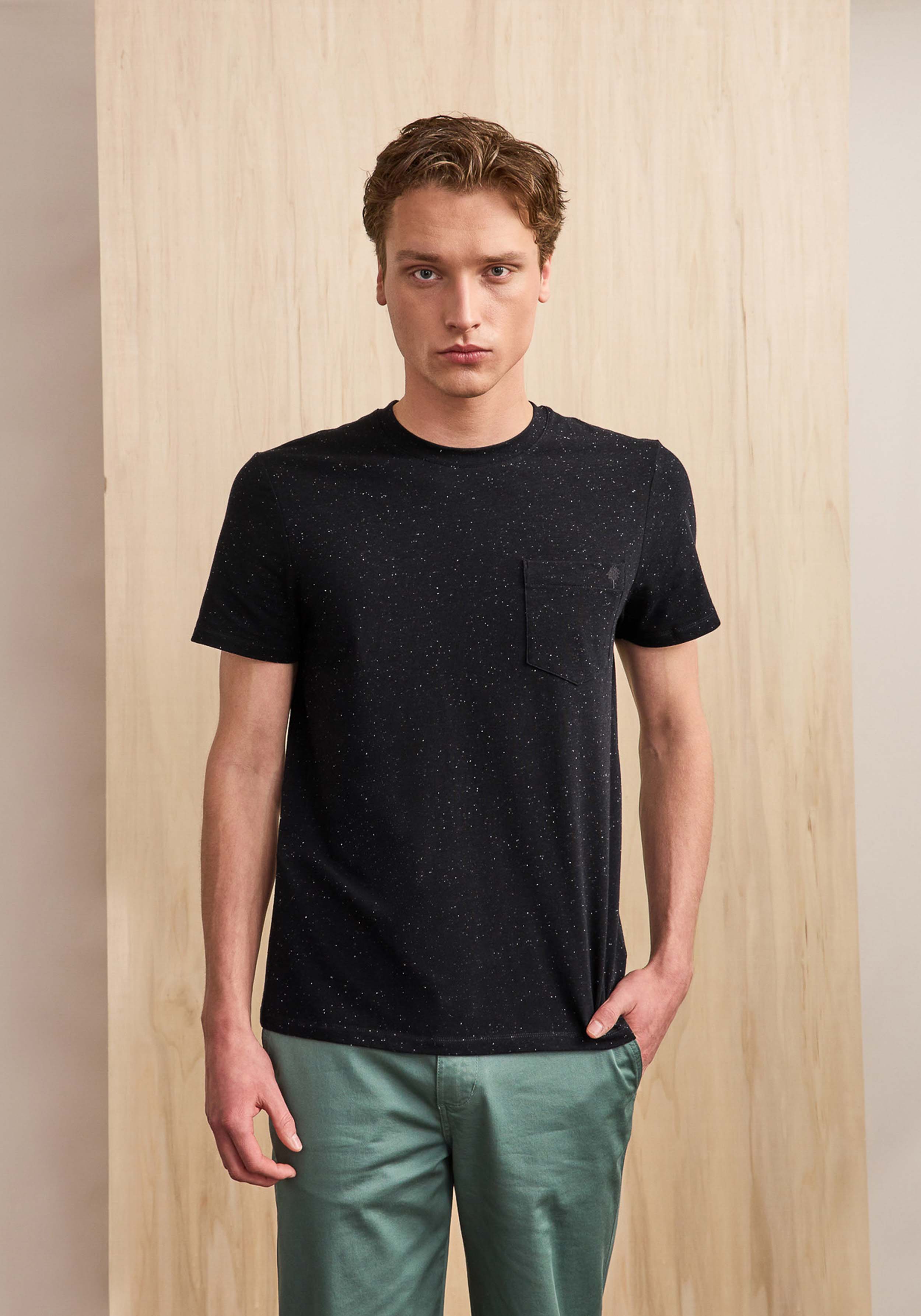 Faguo T-Shirt Olonne Knit Navy