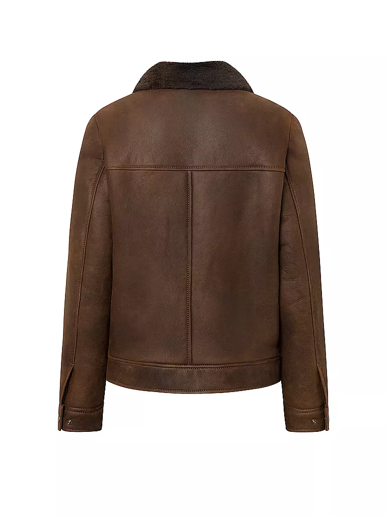 WINDSOR Lederjacke braun