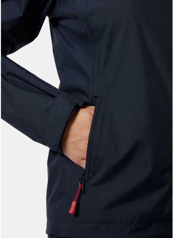 Helly Hansen - Women's Crew Hooded Sailing Jacket 2.0 - Jack - Zwart - Polyester