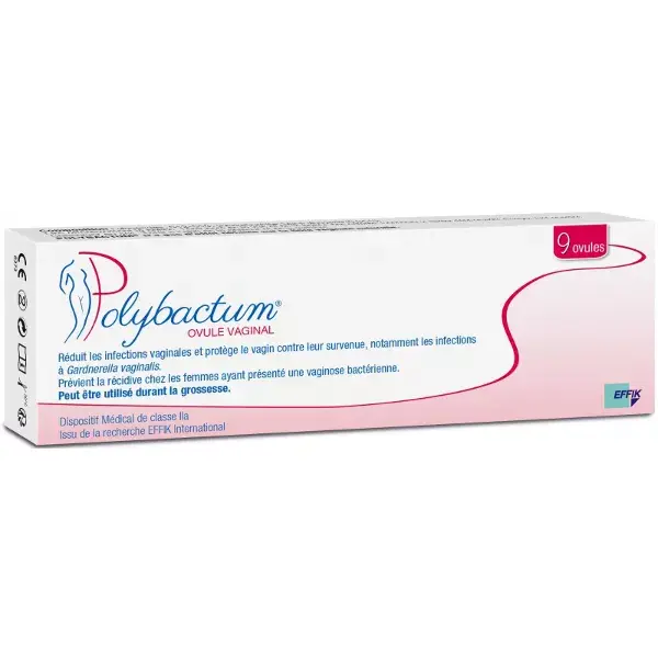 Óvulos vaginais de Polybactam - Caixa com 9 óvulos