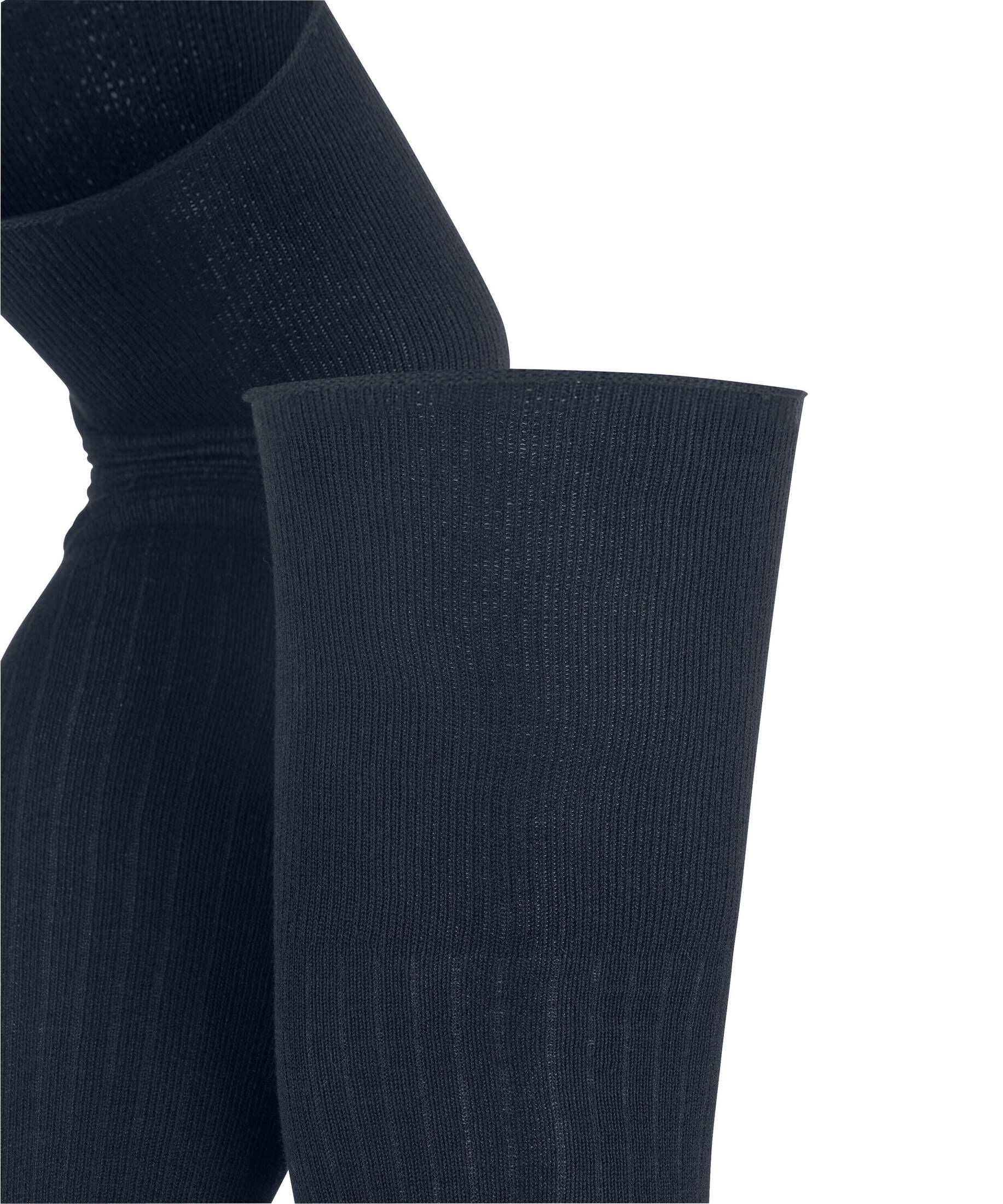 Esprit| Damen Overknee-Strümpfe Ribbed