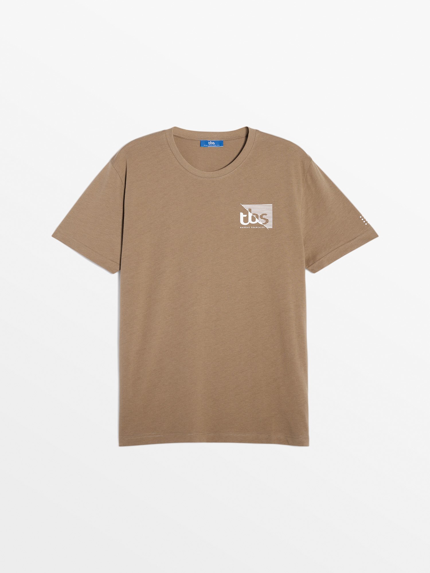 Tee Shirt Homme Manches Courtes Kaki