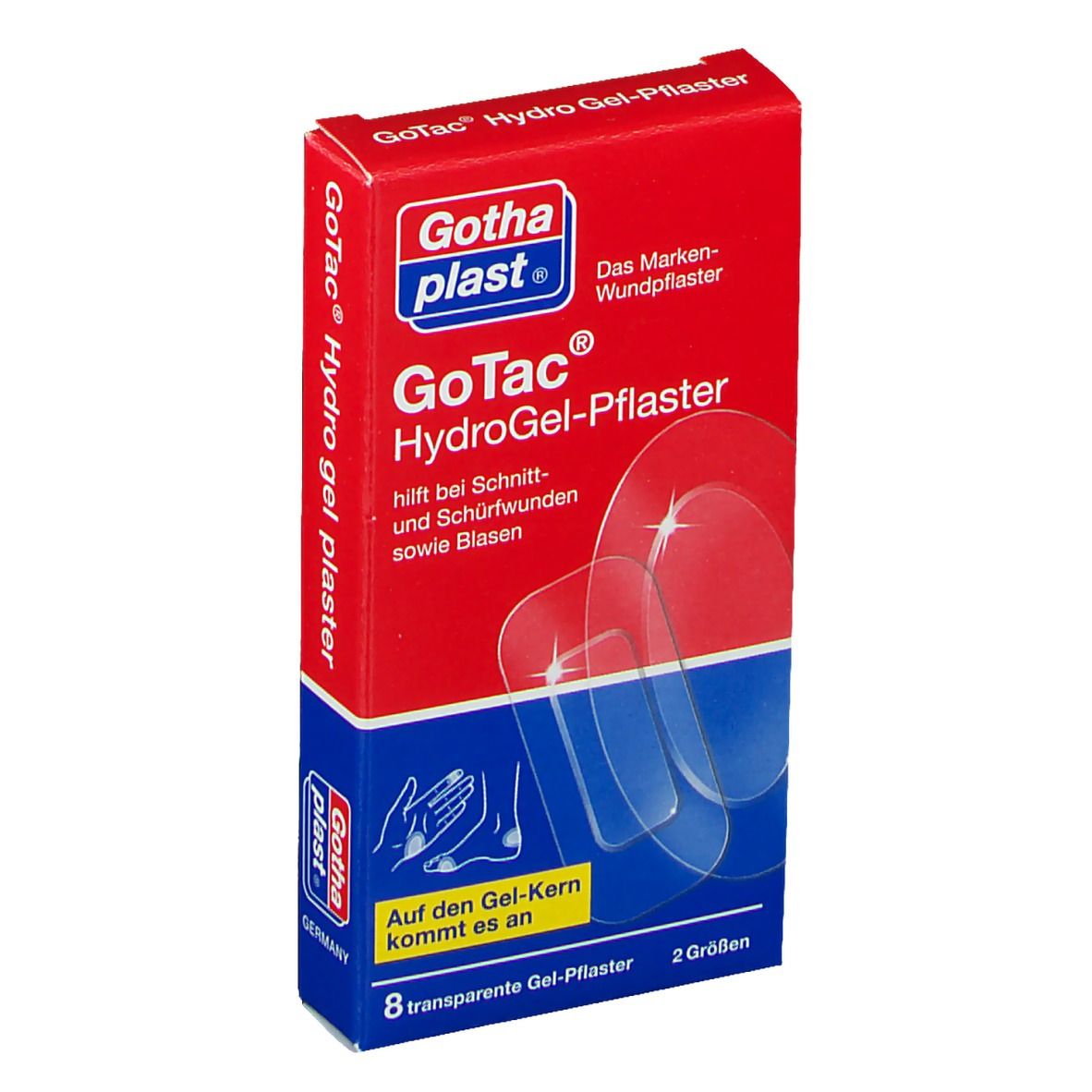 GoTac® HydroGel-Pflaster 2 Größen