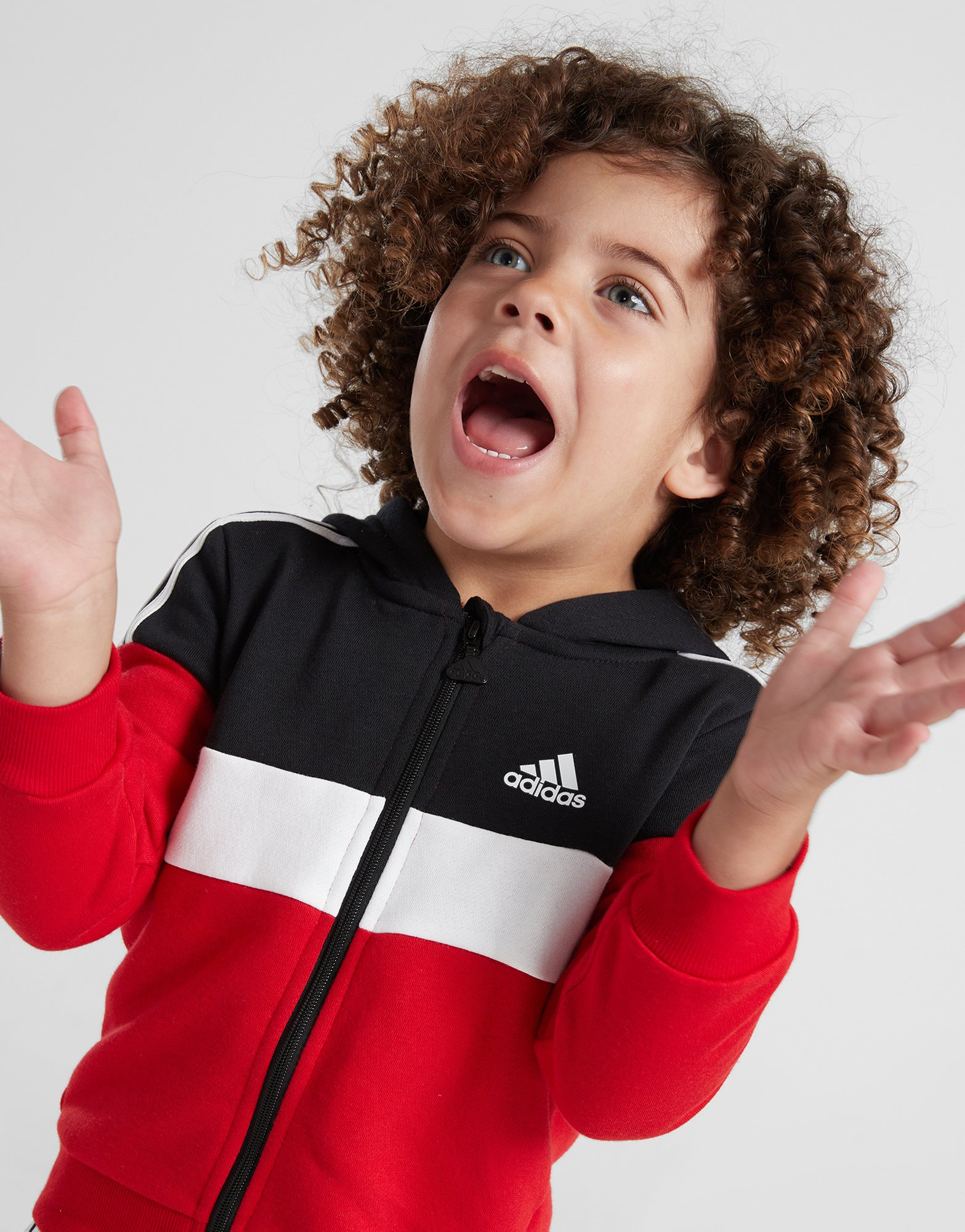 adidas Survêtement molleton Tiberio 3-bandes Colorblock Enfants