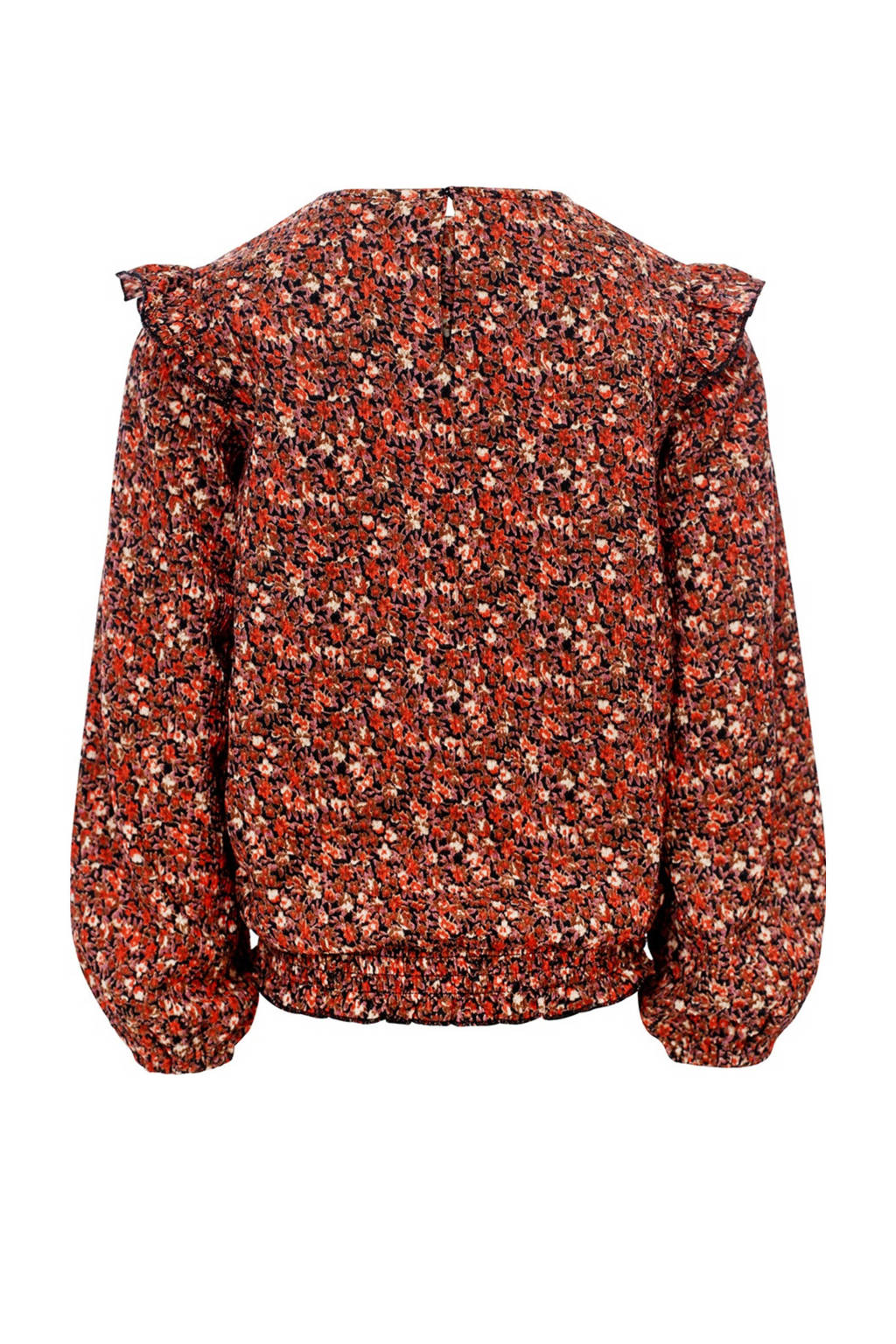 LOOXS gebloemdetop oranje