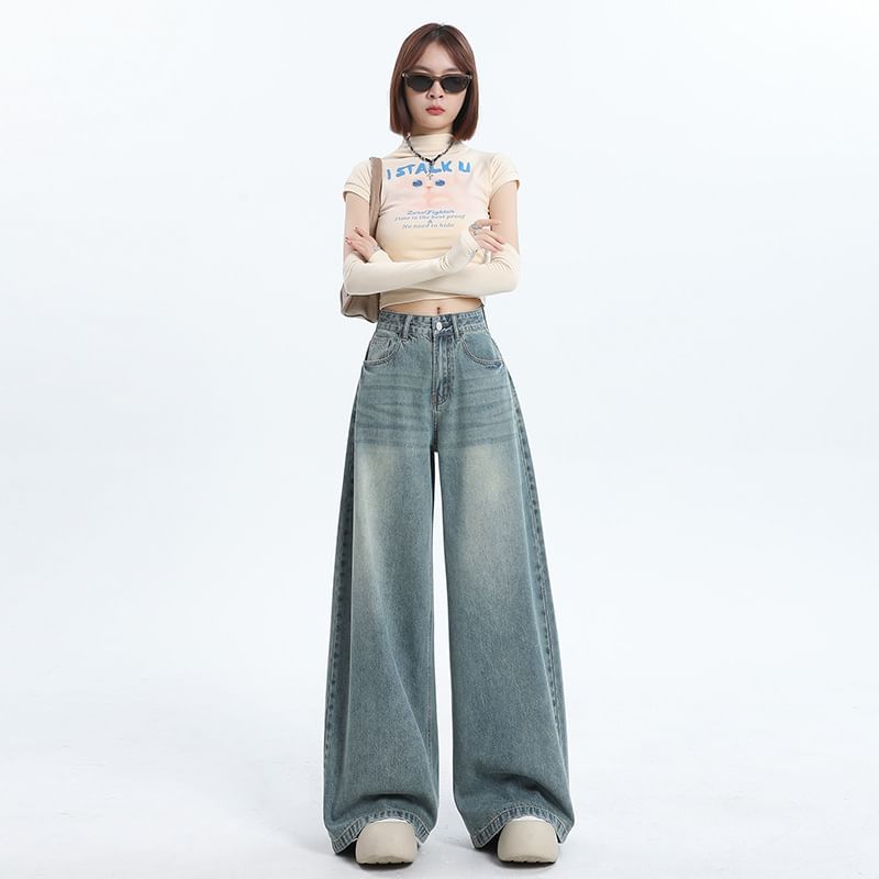 Litoya - Mid Rise Wide Leg Jeans (verschillende designs)