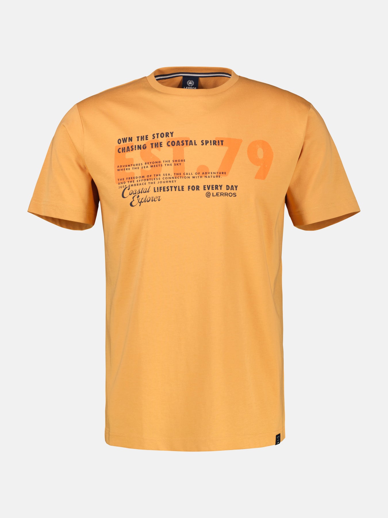 T-Shirt aus Baumwolle mit Brustprint