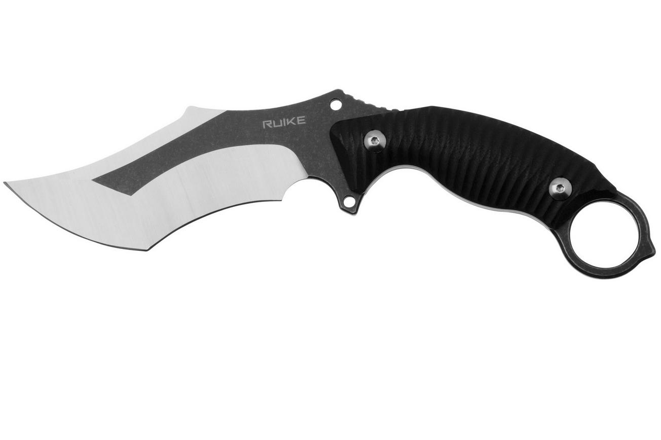 Ruike F181-B1 14C28N, Black G10, tactisch mes