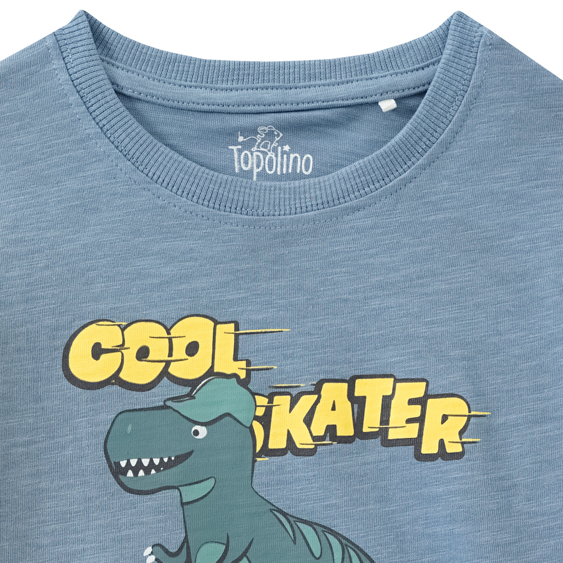 Topolino Jungen T-Shirt mit Dino-Print blau