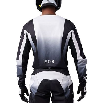 Maillot cross Fox 180 LEAN 2025 - Noir / Blanc