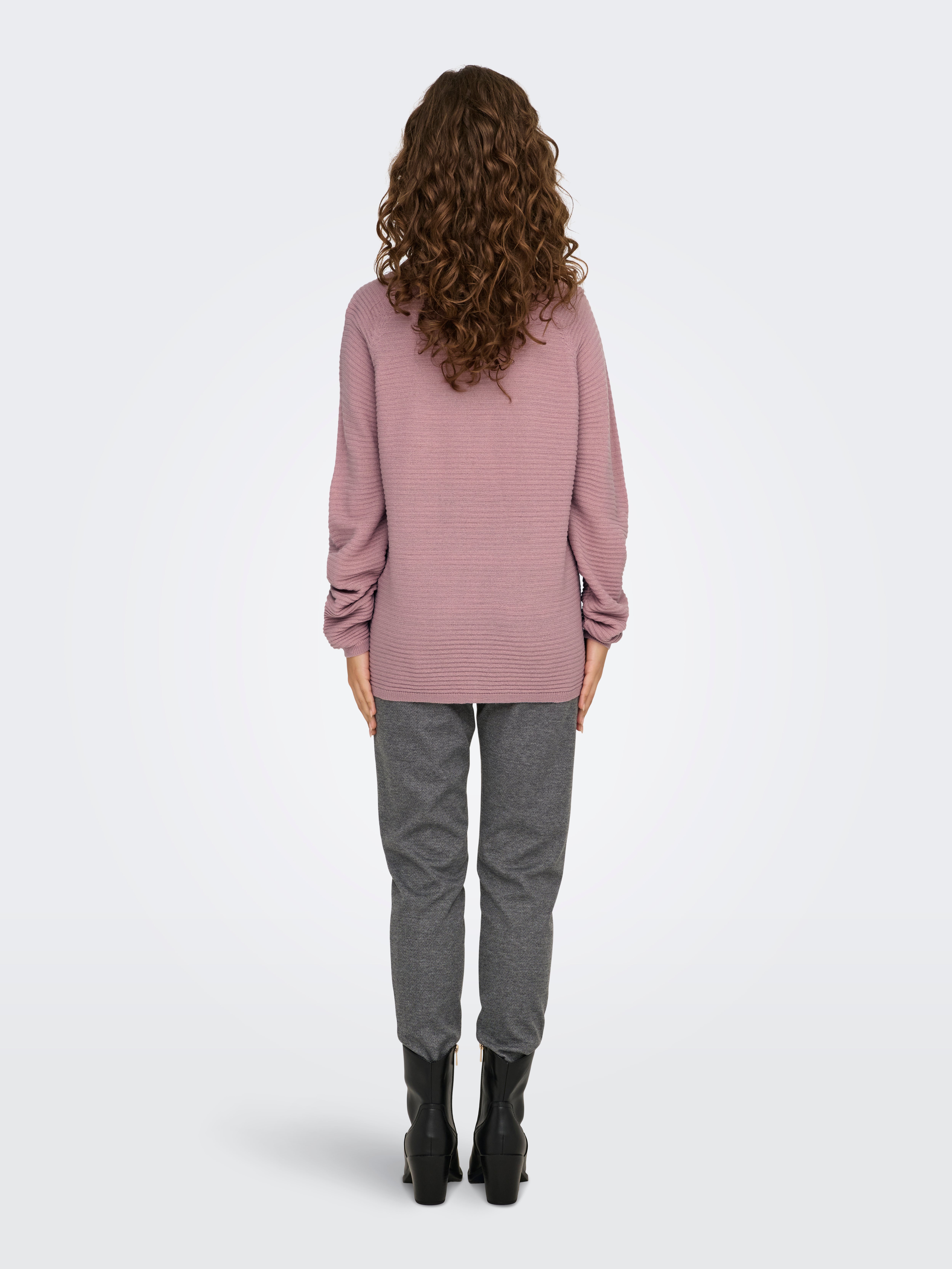 JDYNEW Strickpullover Woodrose