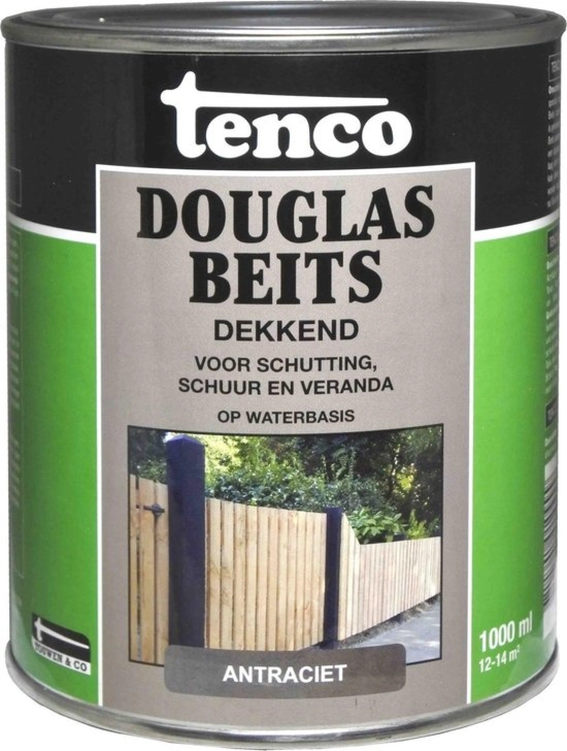 Tenco Douglas Beits Dekkend - 1L - antraciet