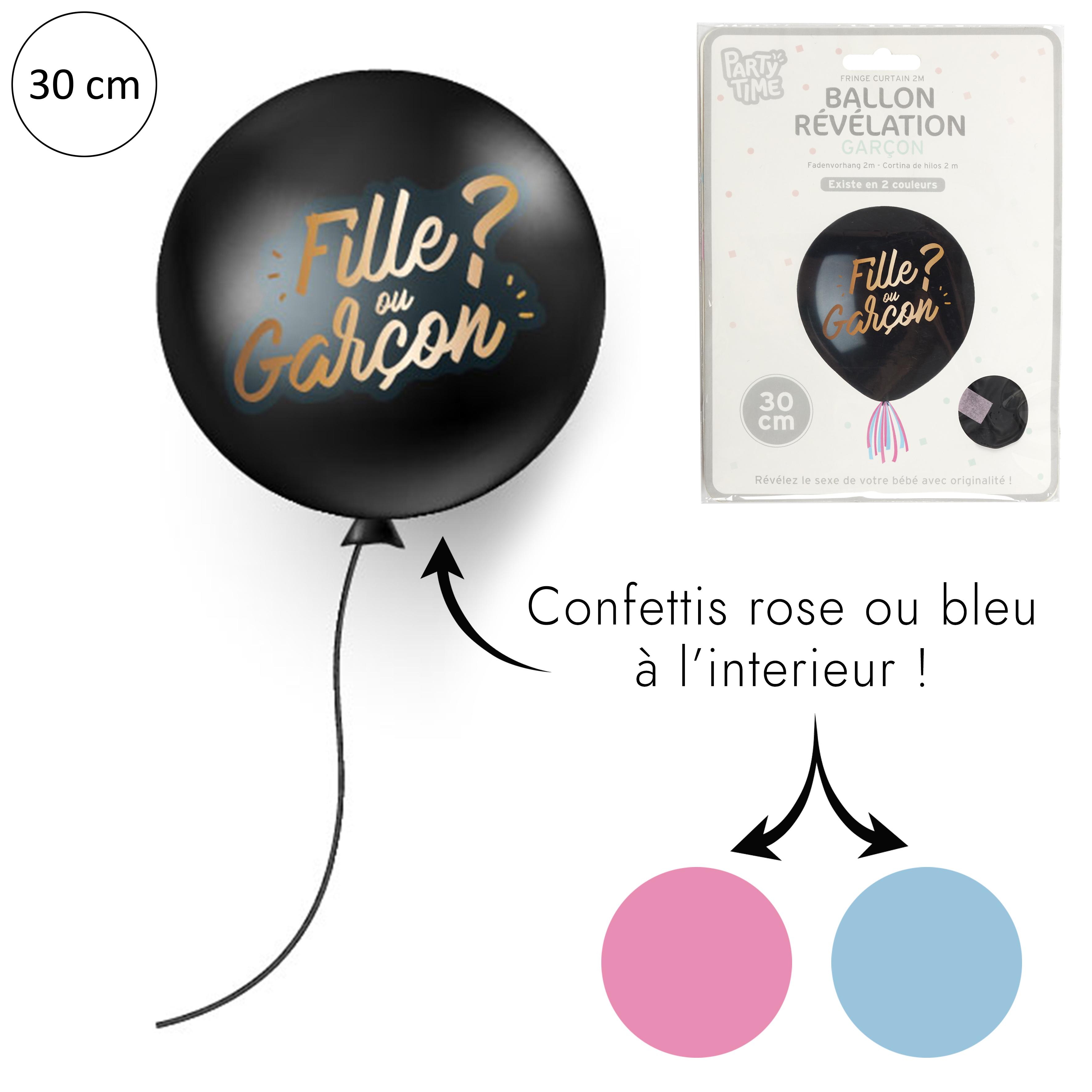 BALLON CONFETTIS BABY SHOWER