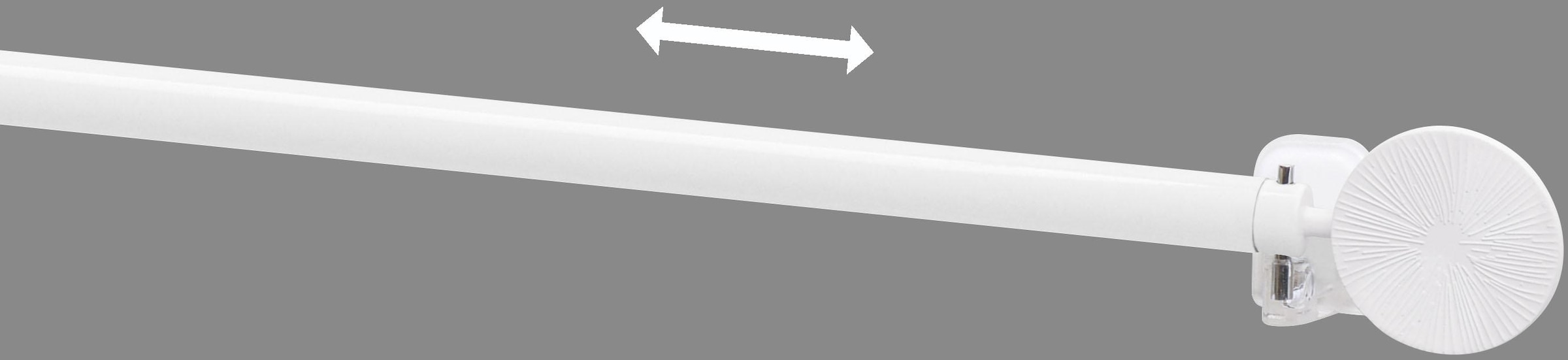 Good Life Scheibenstange »Kreis« Ø 10 mm 1 läufig-läufig ausziehbar