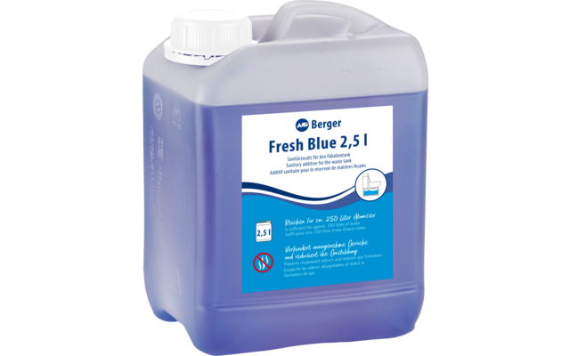 Berger Fresh Blue Sanitärflüssigkeit - Sanitärzusatz für den Fäkalientank