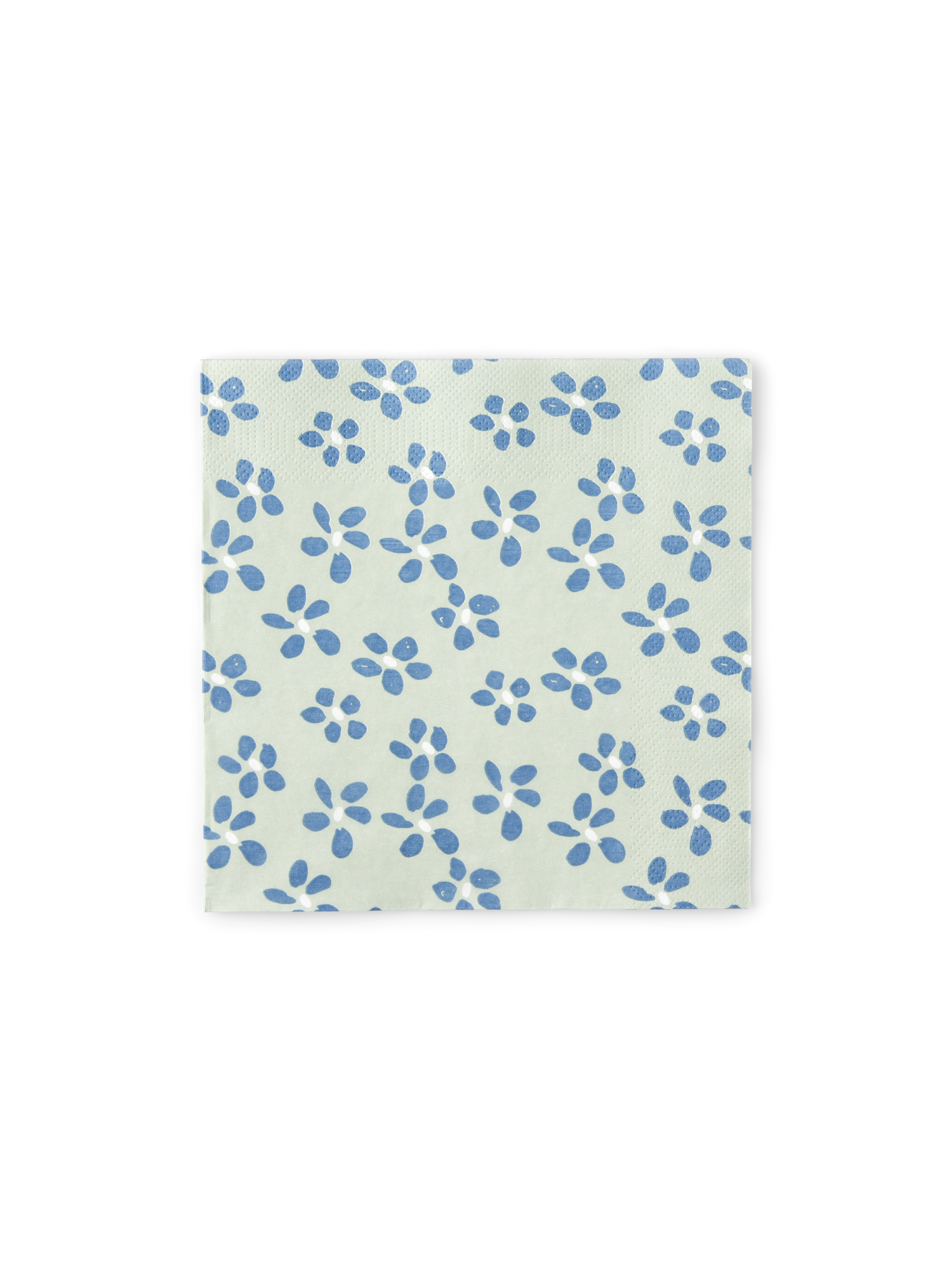 Servietter 33 x 33 cm | Papir. 33 x 33 cm. 20 stk. | Dusty Green, Blue