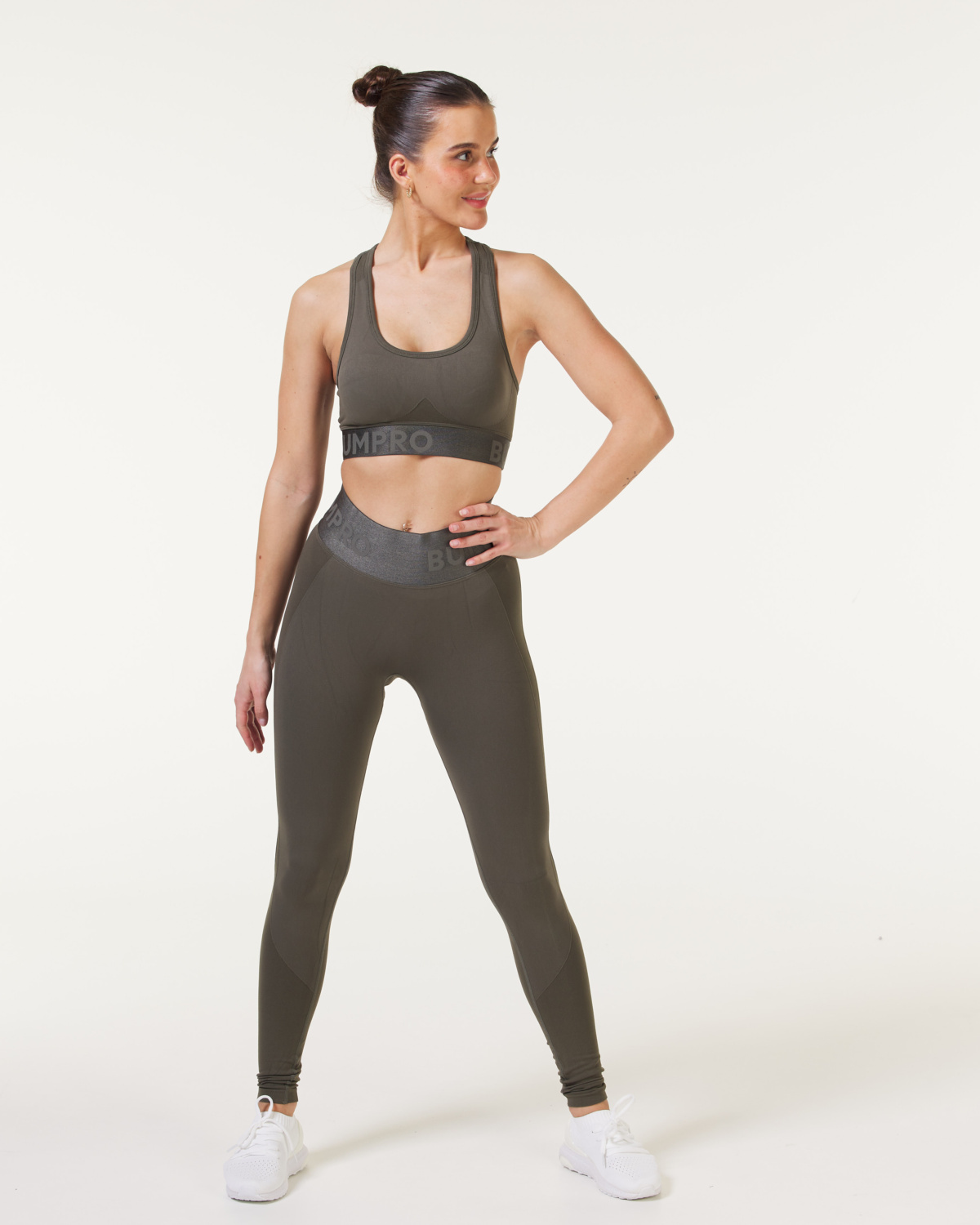 Bumpro Battle Tights Solid Green (2-pack)