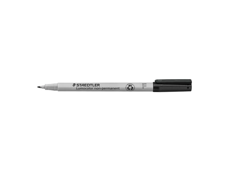 Staedtler Lumocolor sort F 0,6 mm 316-9 non-permanent - (10 stk.)