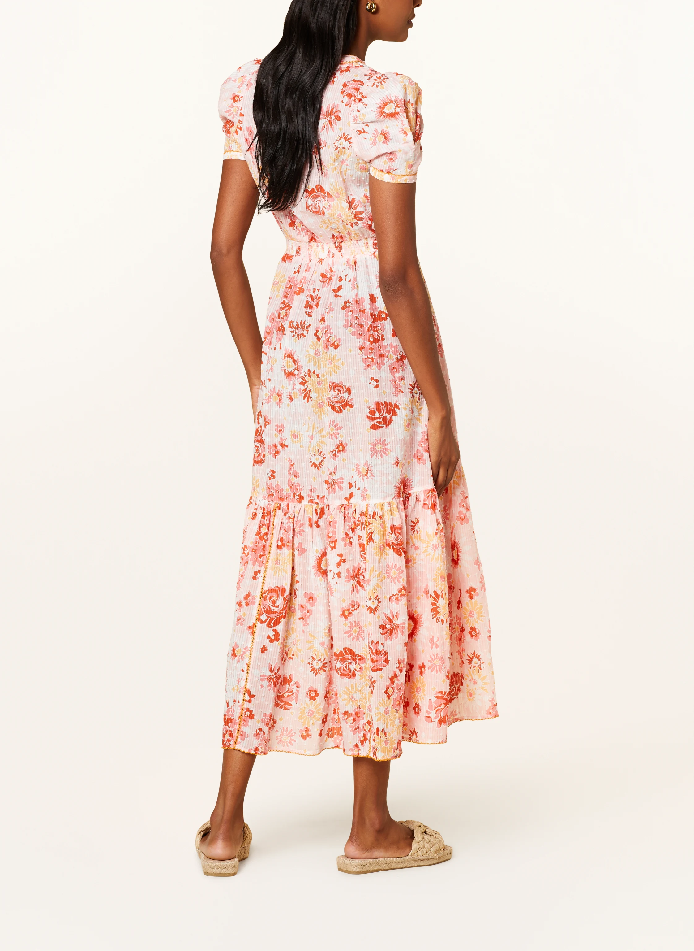 Poupette St Barth Strandkleid BABA in Wickeloptik