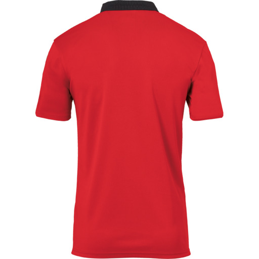 Camisa Polo Offense 23 Vermelha/Preta/Branca Uhlsport