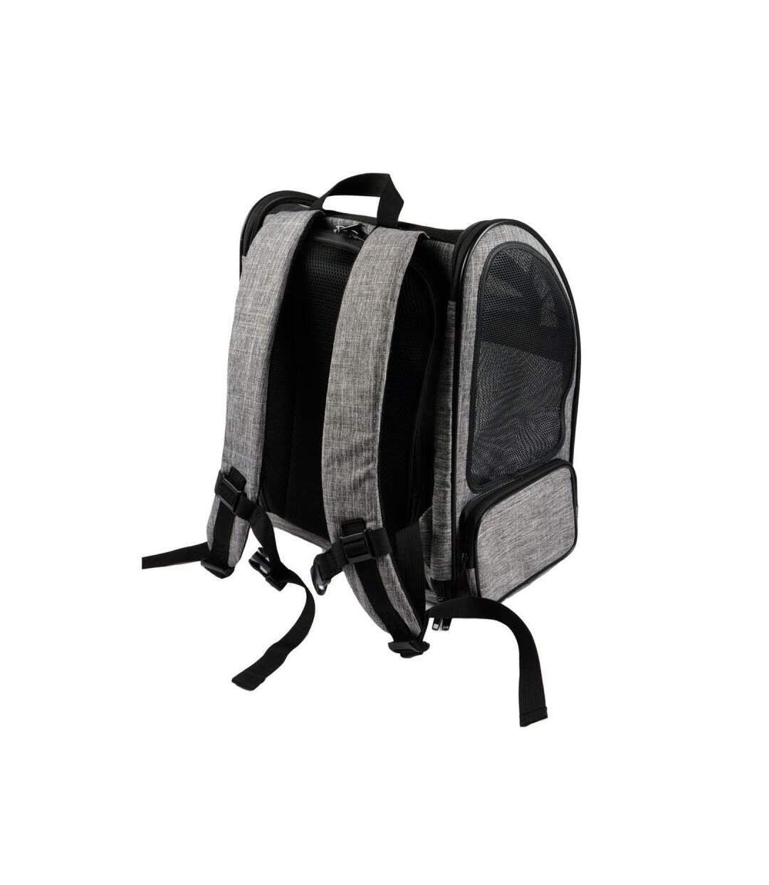 Paris Prix - Sac à Dos Transport Animaux extensible 44cm Noir