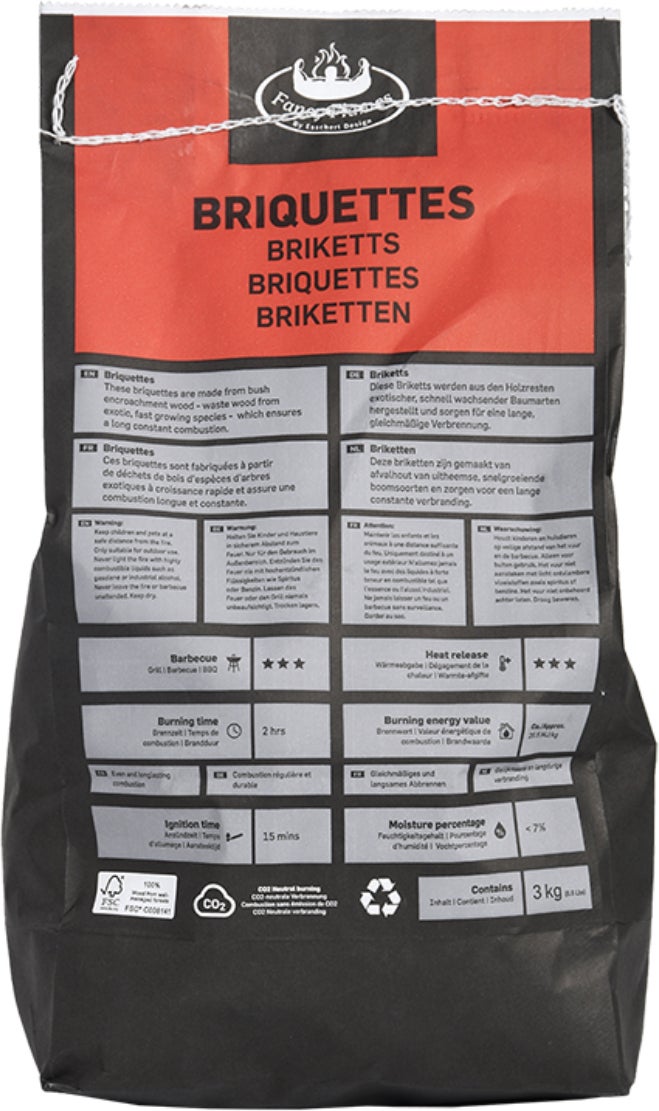 Esschert Design briketten 3 kg