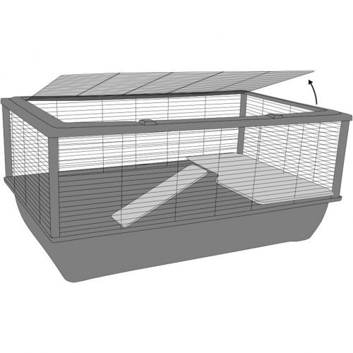Gaiola preta para hamster