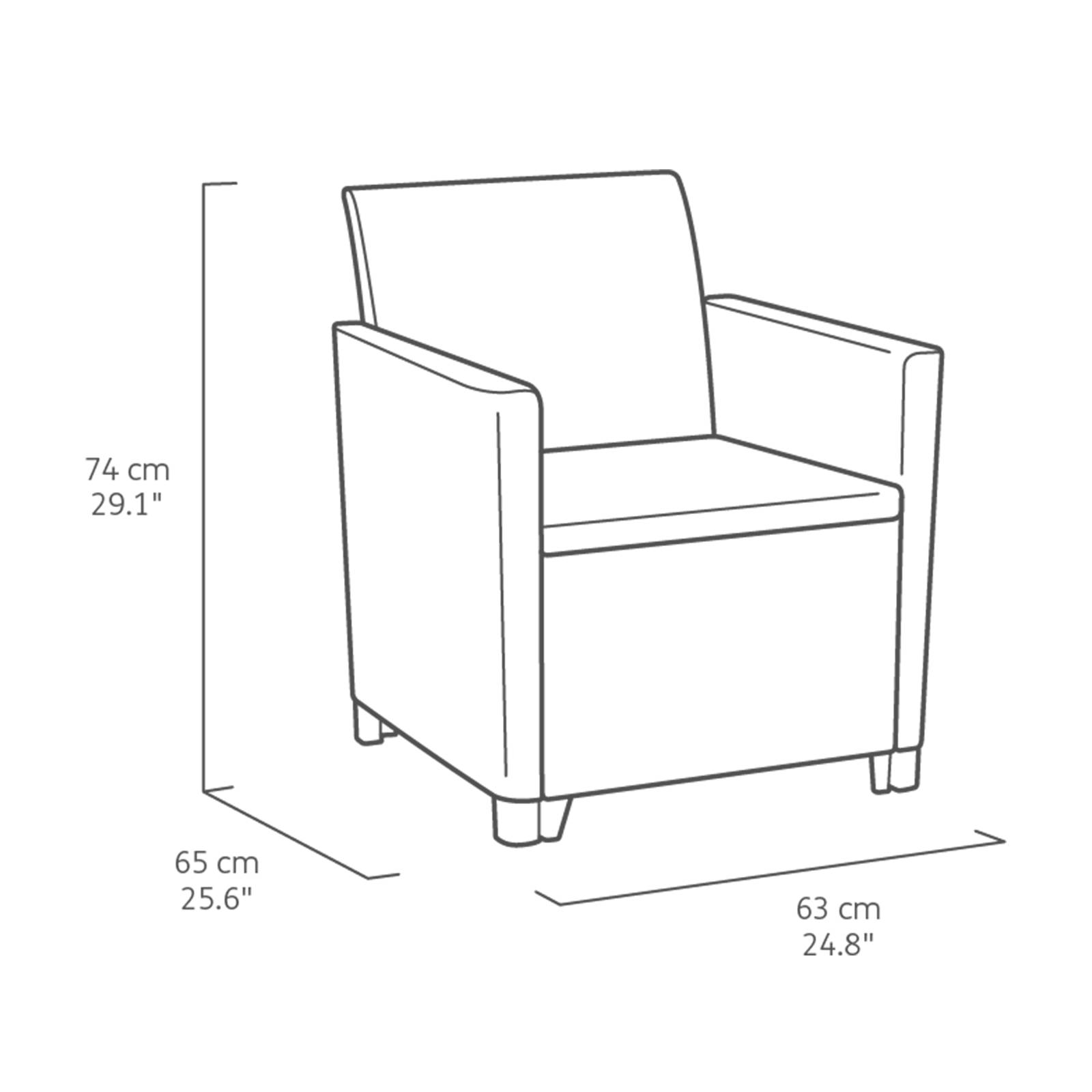 Keter loungestoelen set Claire