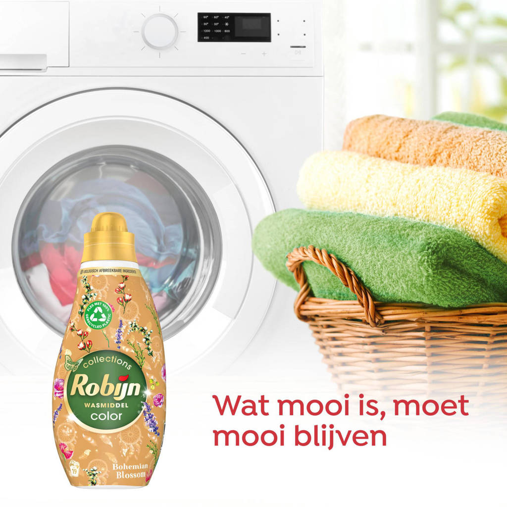 Heerlijk!vloeibaar wasmiddel Color Bohemian Blossom - 8 x 19 wasbeurten - 152 wasbeurten