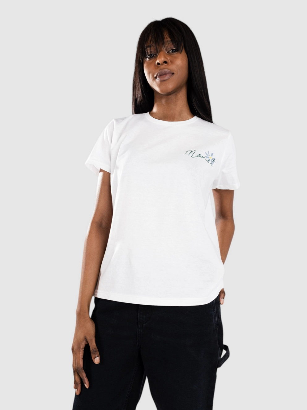 Monet Skateboards Same Roots T-Shirt white cap off white