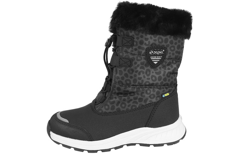 ZIGZAG - WESEND KIDS BOOT WP V2 BLACK LEOPARD