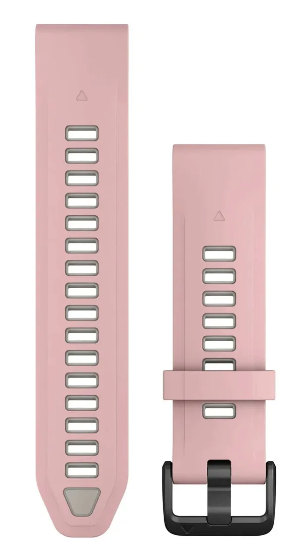 Garmin Quickfit Watch Bands 20mm Dust Rose/fog Gray Silicone