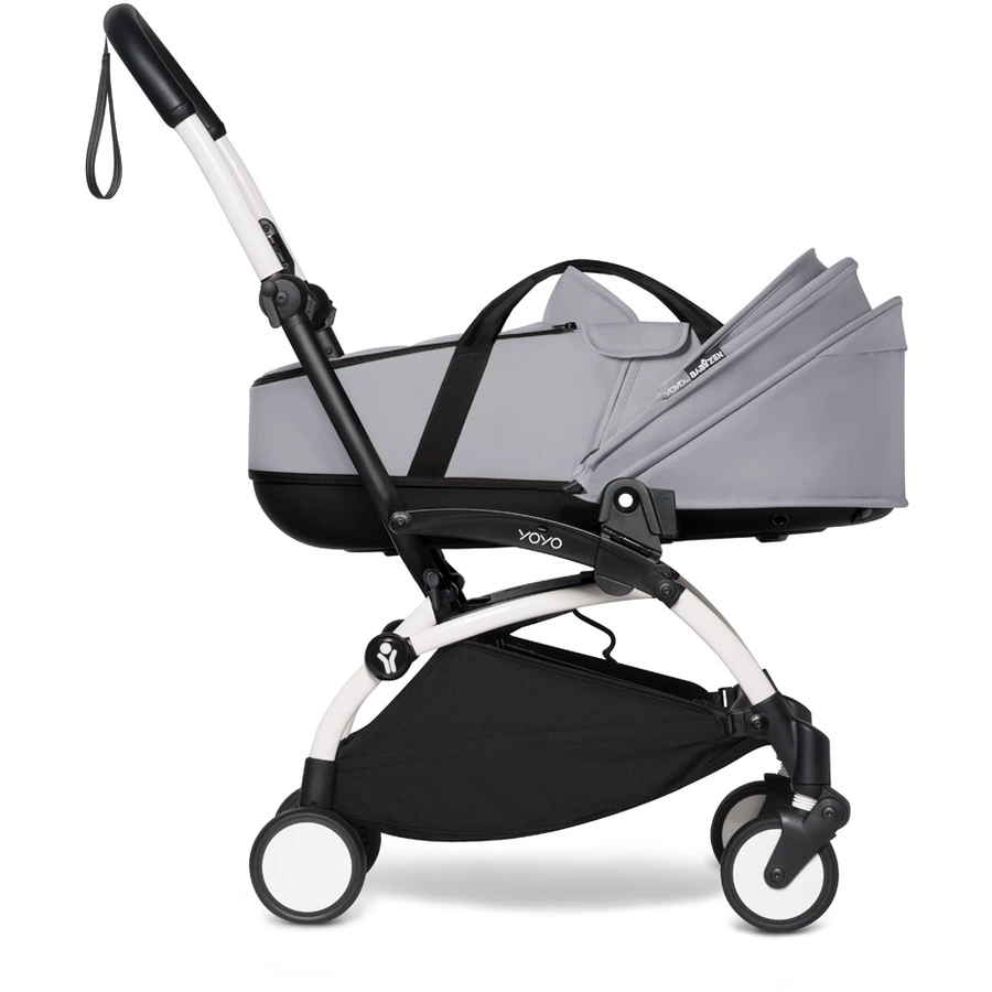 BABYZEN Kinderwagen YOYO2 0+ White mit Liegewanne Stone