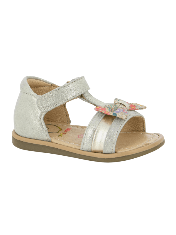 Sandales fille TITY NEW KNOT Platine - Shoo Pom