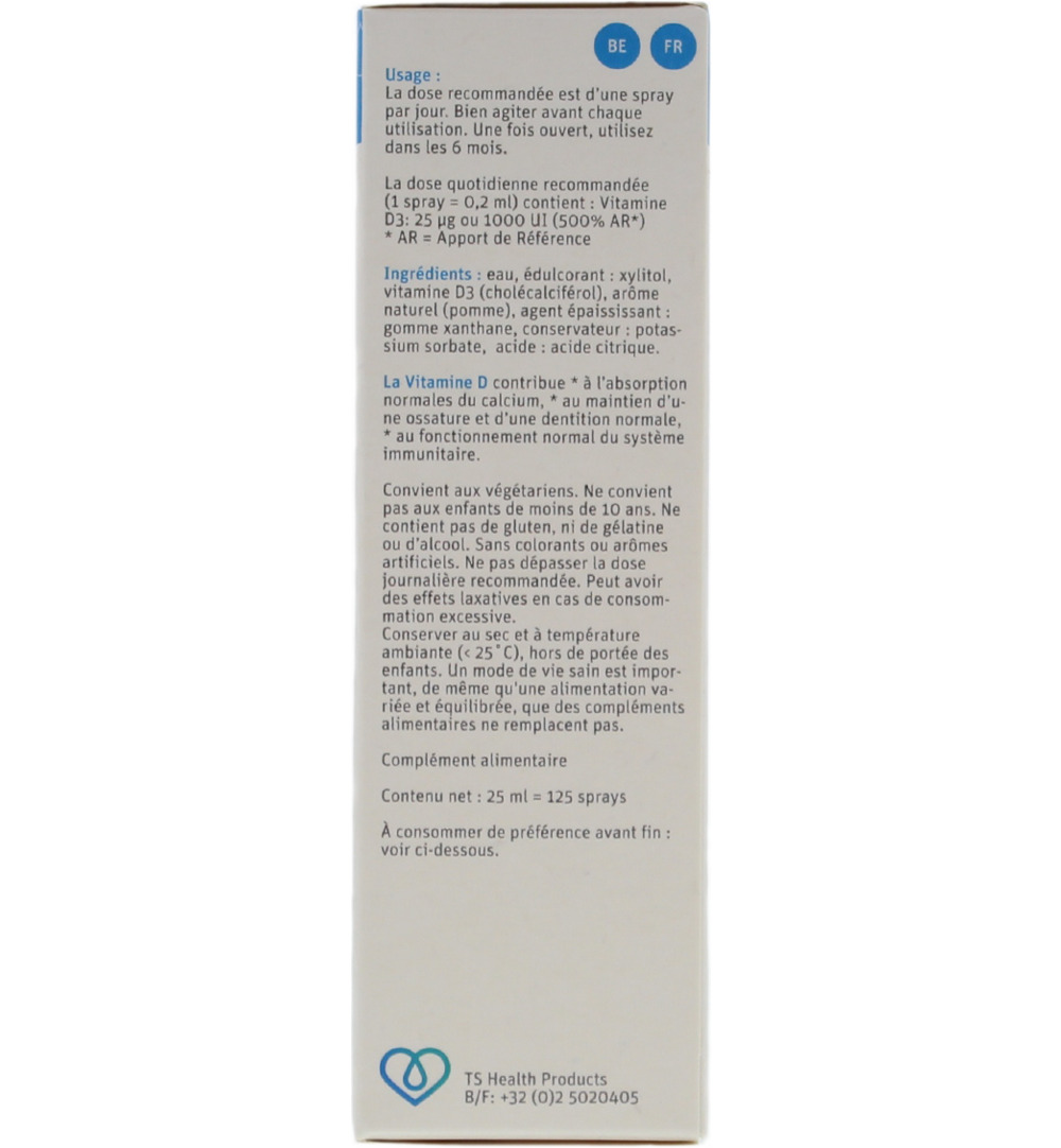 TS Choice Vitaminespray vitamine D 1000 (25 ml)