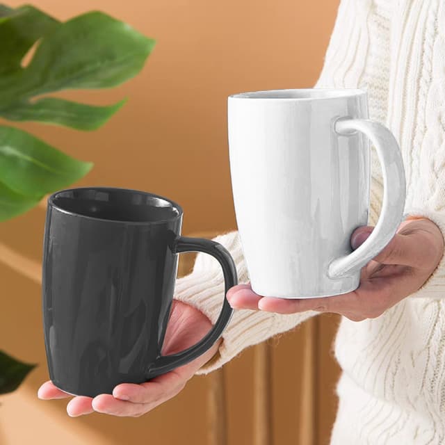 Kaffekop Tekop i porcelæn med låg og tebrevsholder