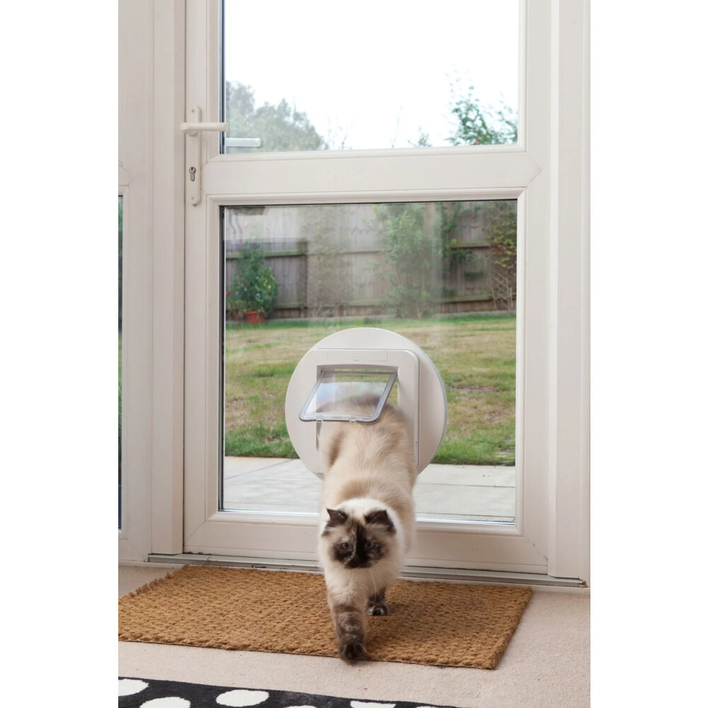 Sure Flap Microchip Kattenluik Montageadapter Wit