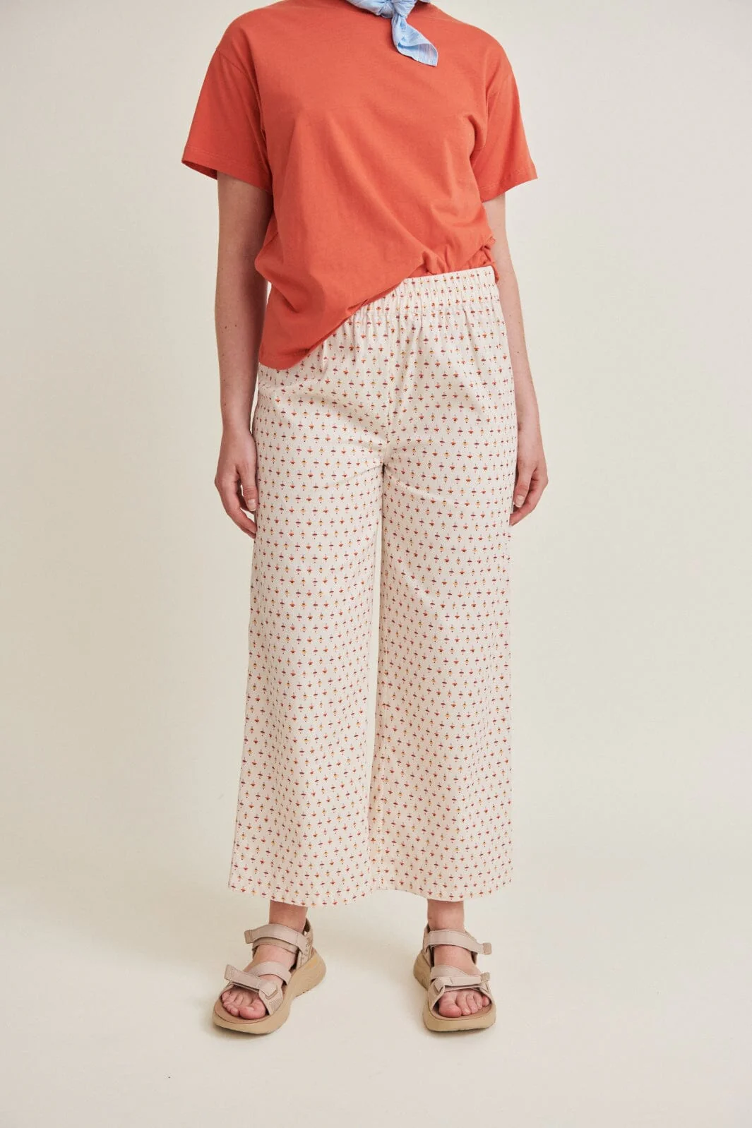 Basic Apparel Spina Pants 684 birch alaskan blue lotus orange tapenad summer
