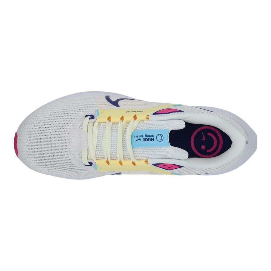 Nike Chaussures de Running Air Zoom Pegasus 40 - Blanc/Bleu Marine/Blanc Femme