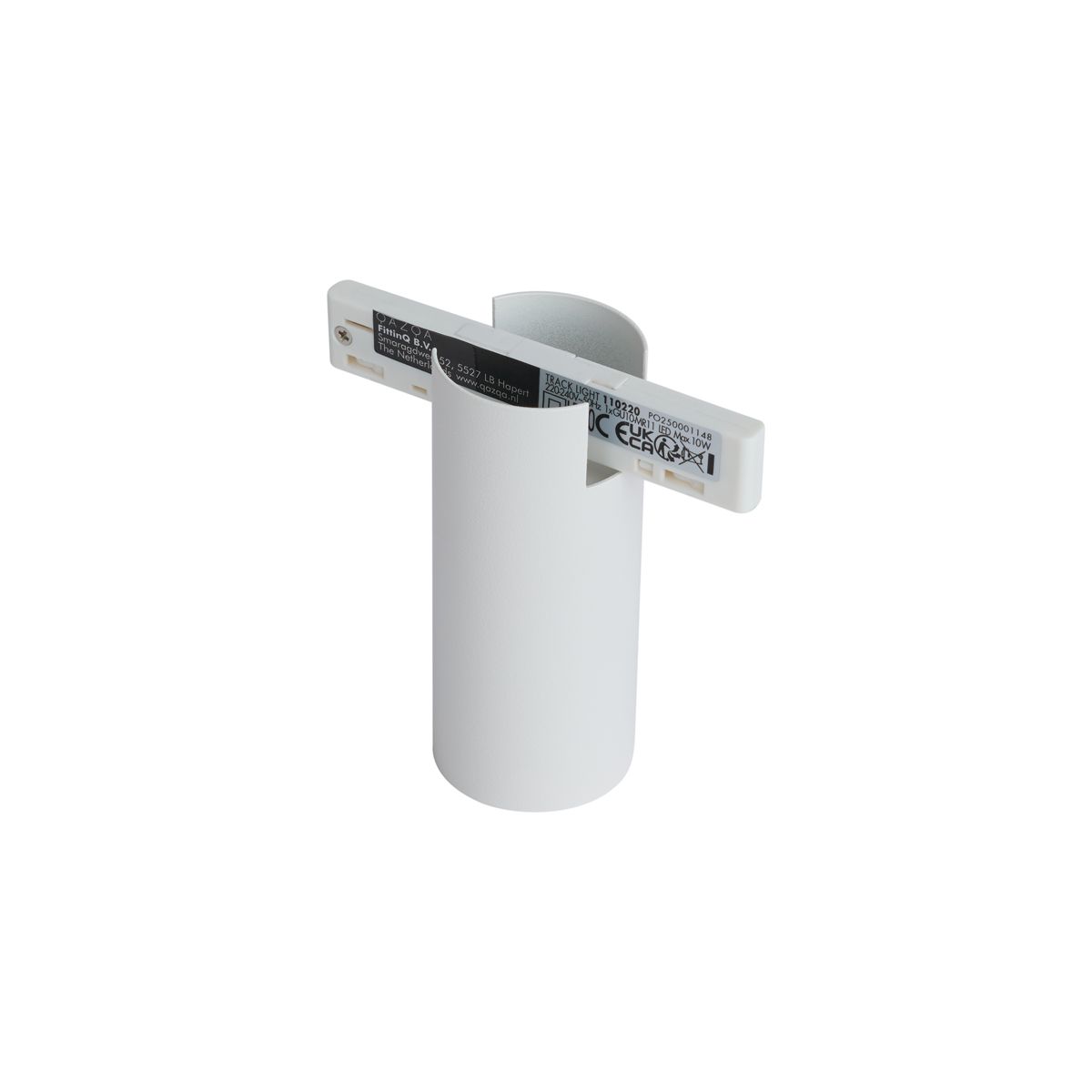 Moderne spot wit voor railsysteem 1-fase GU10 35mm - Slimline Nubee Honey