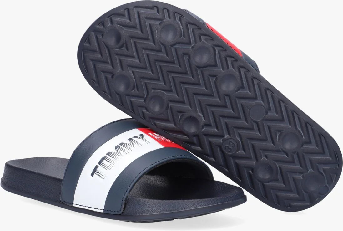 TOMMY HILFIGER blauwe tommy hilfiger badslippers 31122