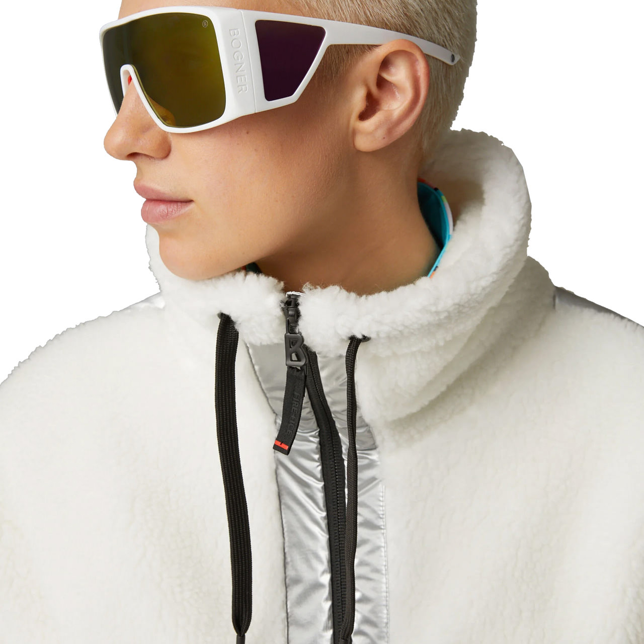 Bogner Fire   Ice Damen Fleece Jacke NINETTA offwhite | Damen Skibekleidung | Skibekleidung | Alpin Ski | XSPO