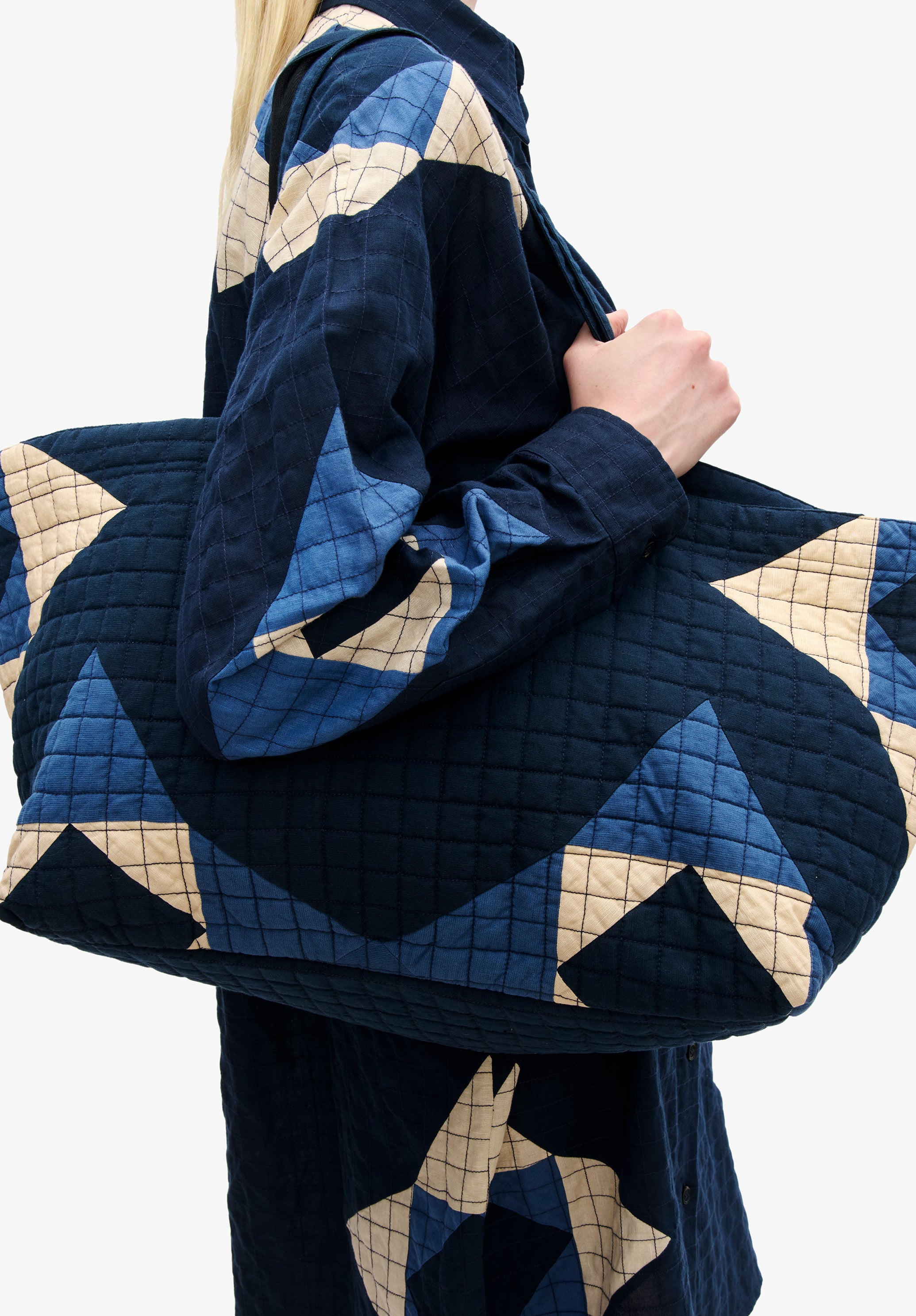 le cabas quilt - Indigo