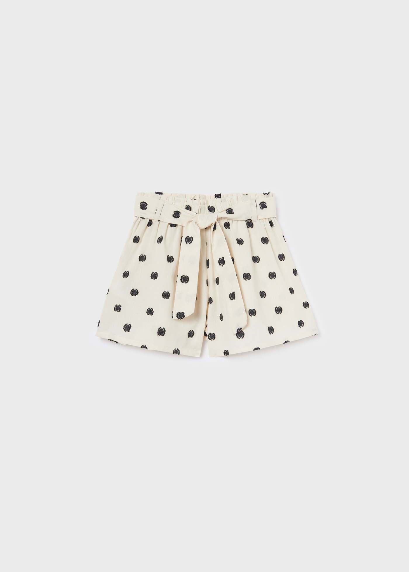 Calções para menina com laço