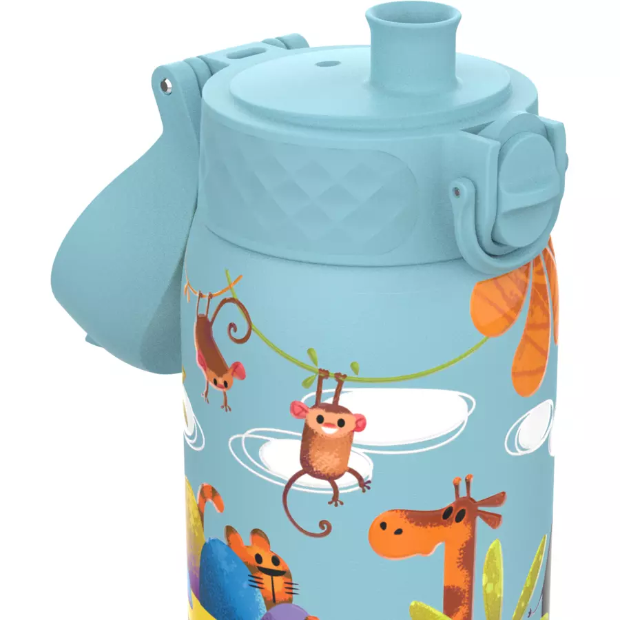 ion8 Kinder-Wasserflasche Edelstahl 400 ml blau